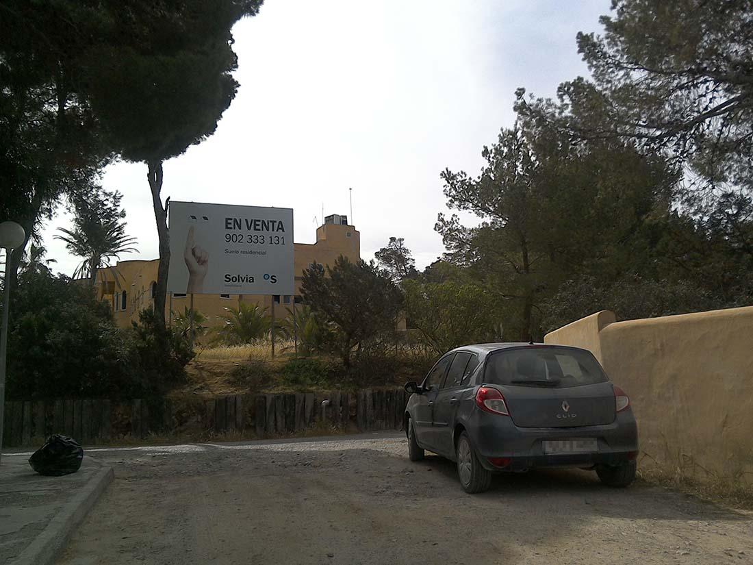 Imagen de la subasta en Cala Vedella (San José)