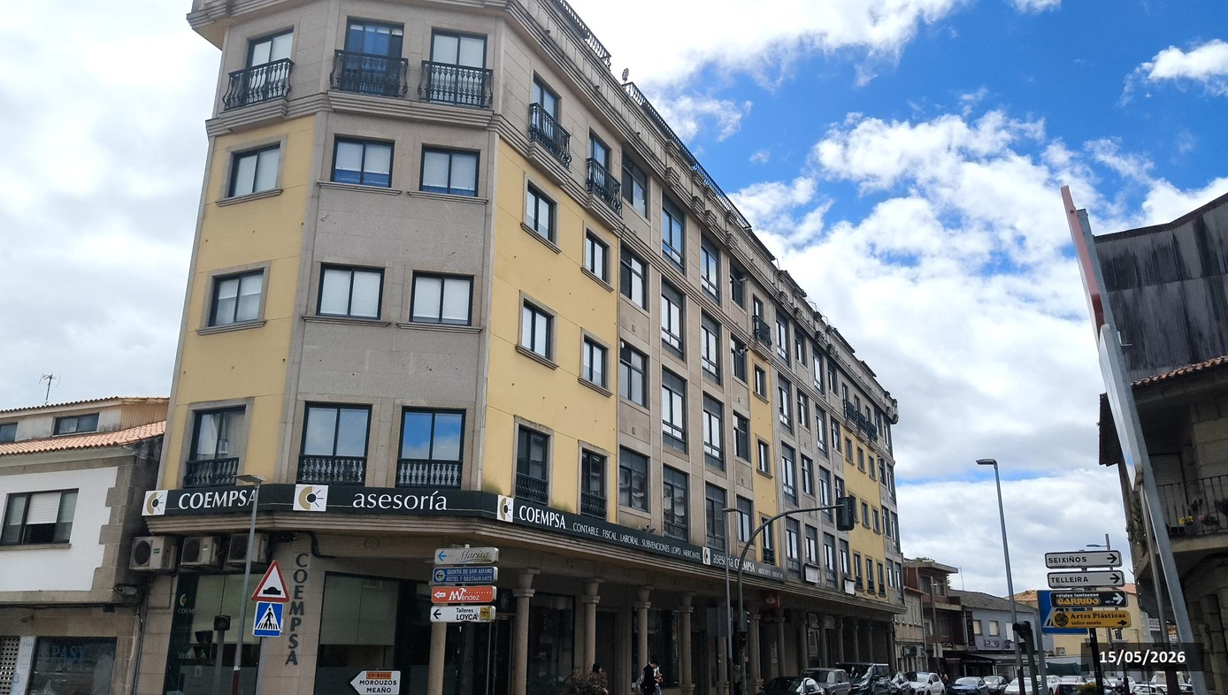 Fachada del lote 1 en Portonovo
