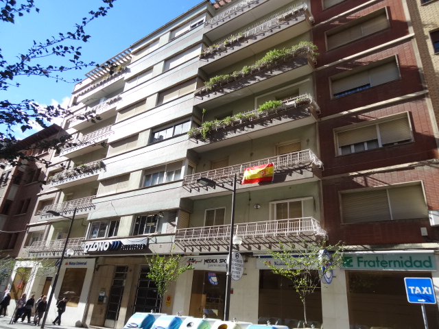 Fachada en Huesca
