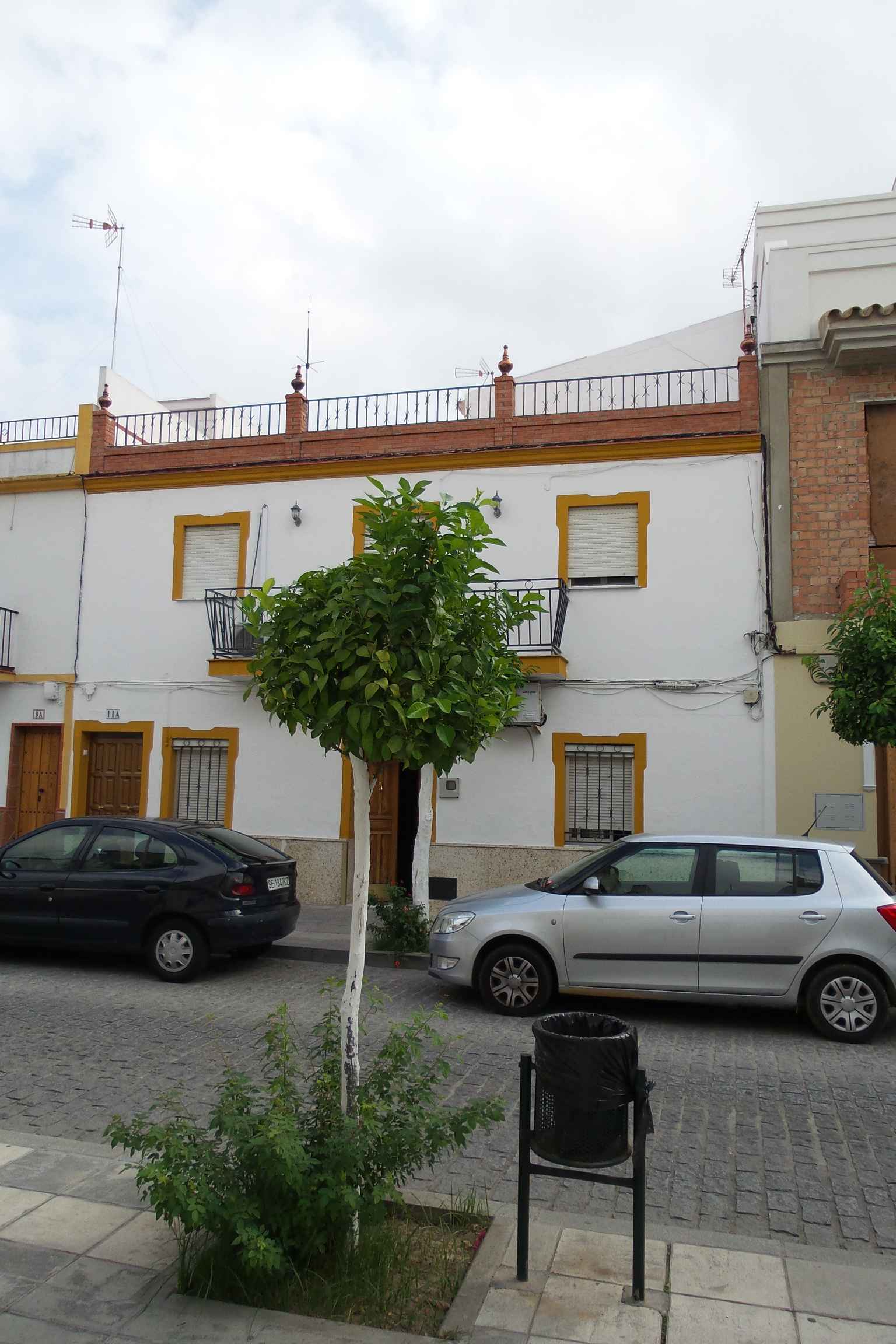 Fachada del lote 1 en Gelves